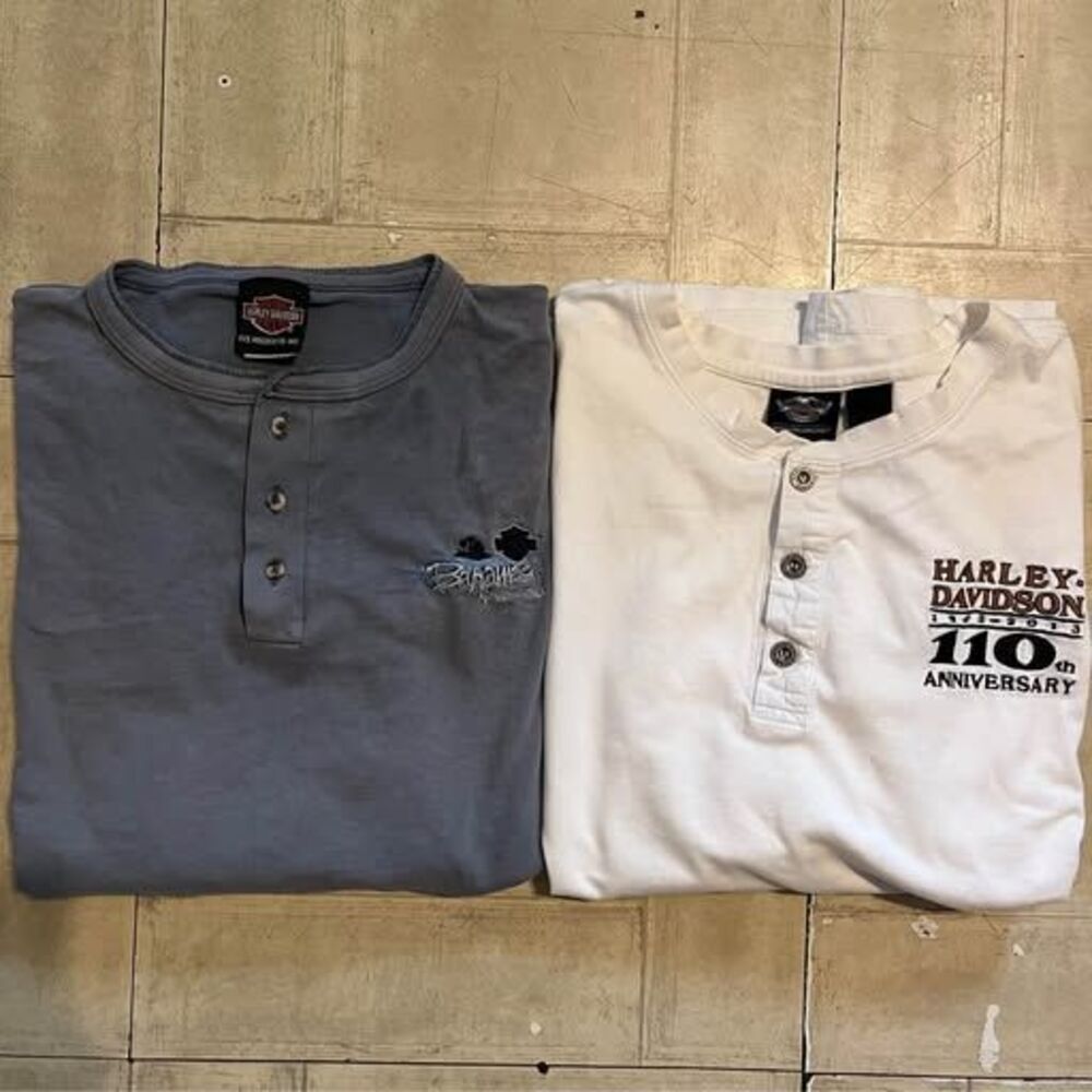 Harley Davidson tshirt bundle size 2XL Bahamas and 110th anniversary